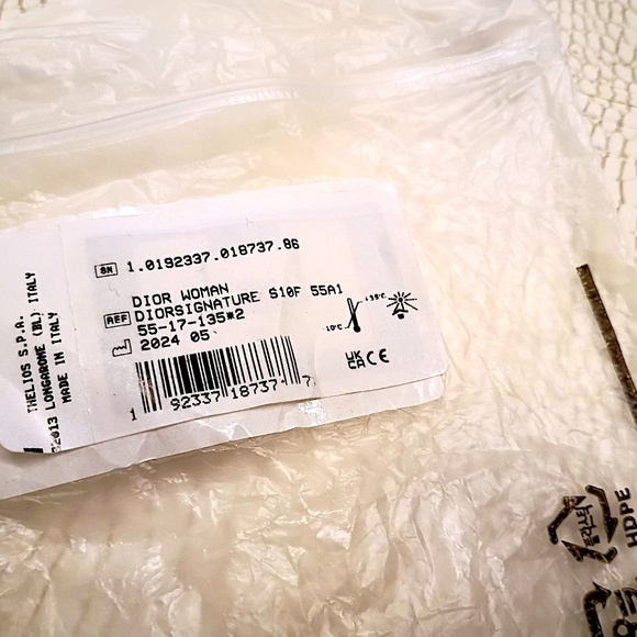 New Dior DIORSIGNATURE S10F 30F2 Shiny Transparent In Rare Green Smoke Color - Picture 14 of 15